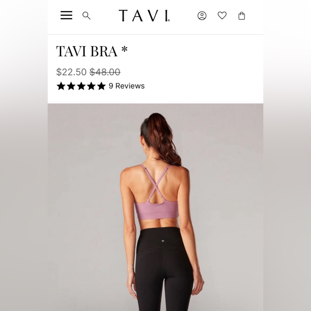 TAVI BRA SIZE XS